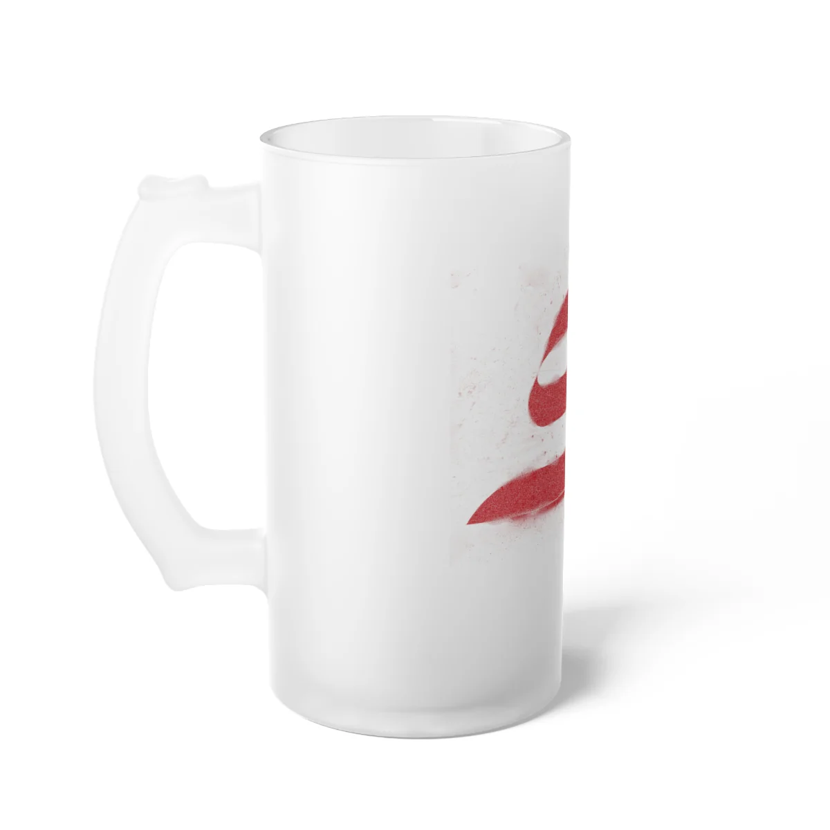 Frosted Glass Beer Mug - Image 3