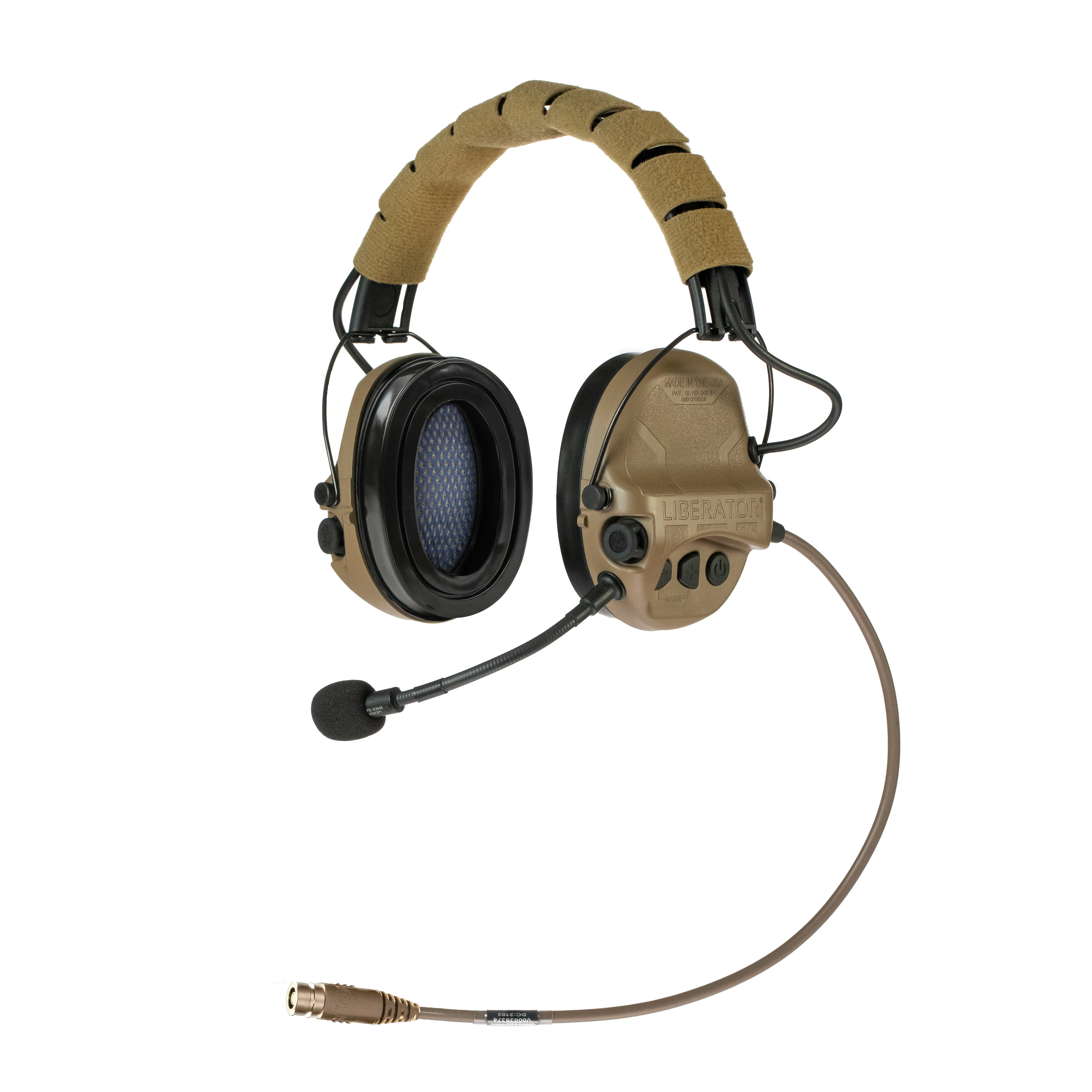 LIBERATOR® V Advanced Dual Comm Headset with Hearing Protection and PTT System - Image 3