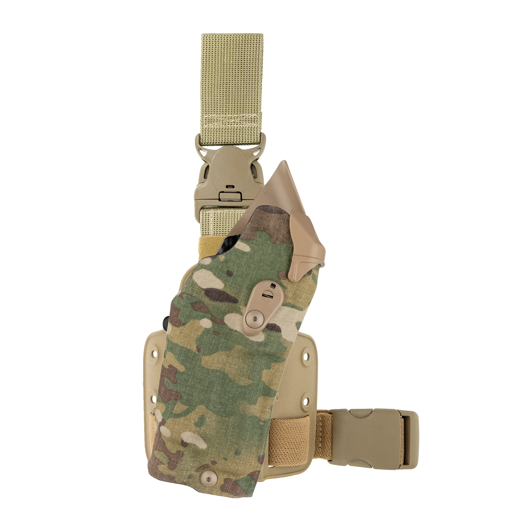 6355RDS-SP10 - ALS® Single Strap Tactical Holster w/ Quick-Release - Image 6
