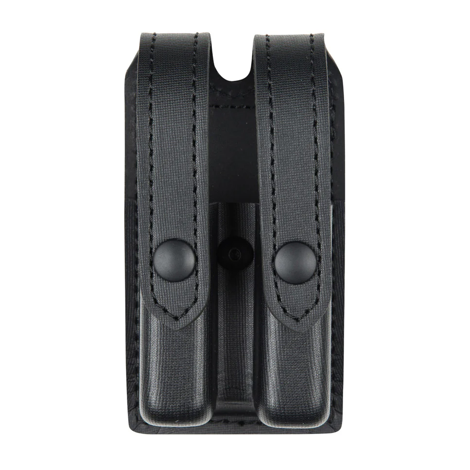 78 - Slimline Double Magazine Pouch - Leather-Look Synthetic - Image 3