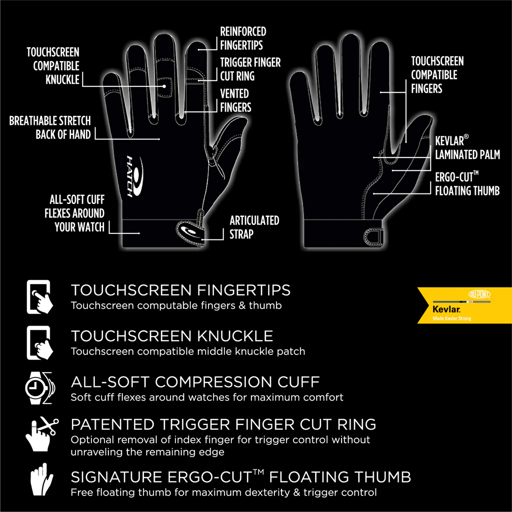 TSK325 - Task Medium Cut-Resistant Police Duty Glove with Kevlar® - Image 5